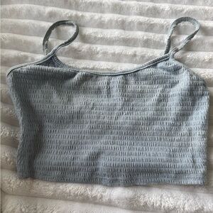 Stylish Gray Smocked Camisole